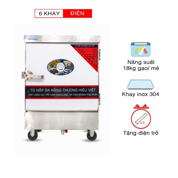 tu hap com bang dien 6 khay tr