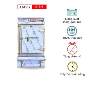 Tủ nấu cơm 4 khay điện Việt Nam