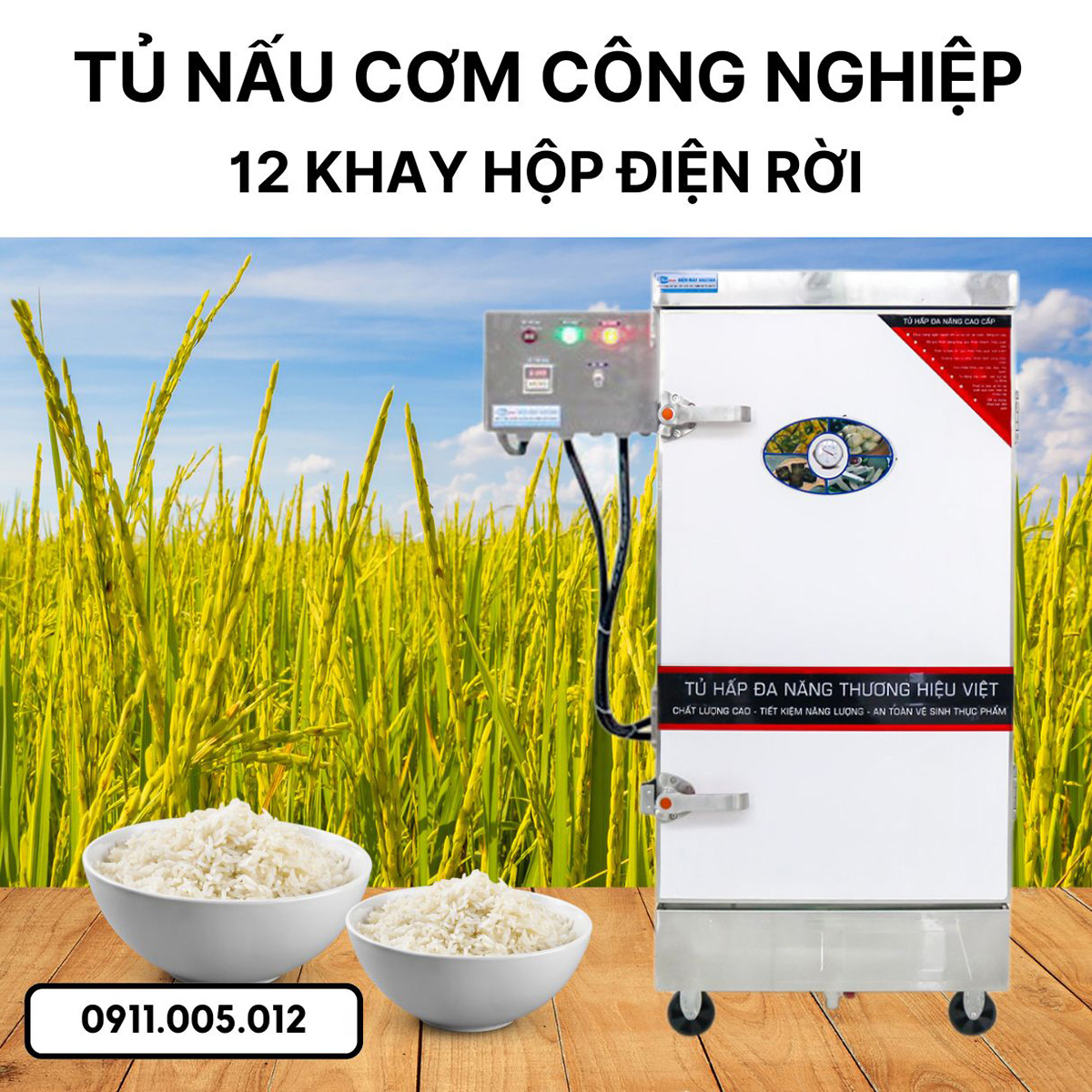 tu nau com cong nghiep 12 khay hop dien roi 1